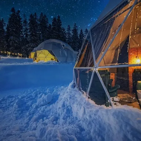 Mountain Glamp & Jacuzzi خيمة فخمة