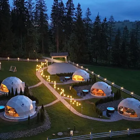 Mountain Glamp & Jacuzzi خيمة فخمة