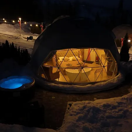 Mountain Glamp Zakopane - Jacuzzi - Widok Na Gory Lyxtält Zakopane
