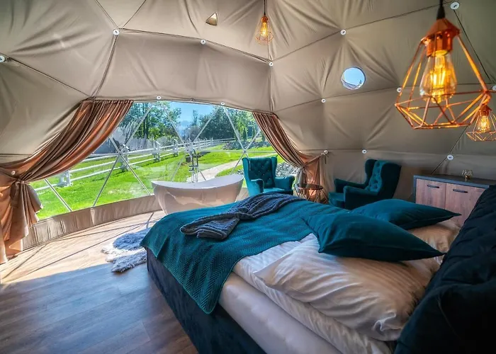 Luxury tent Mountain Glamp & Jacuzzi