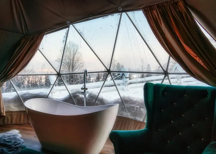 Luxury tent Mountain Glamp & Jacuzzi *