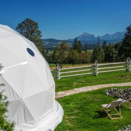Luxury tent Mountain Glamp & Goraca Balia - Juz Od 13 Czerwca Kazdy Glamp Dostepny Z Jacuzzi Na Wylacznosc