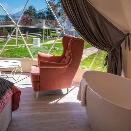 Mountain Glamp & Jacuzzi خيمة فخمة