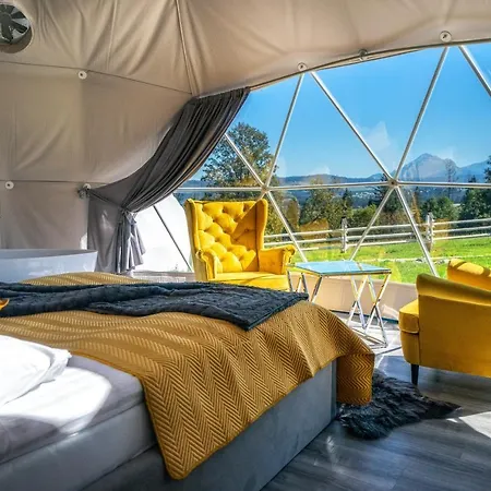 Mountain Glamp - Jacuzzi - Widok Na Gory ザコパネ