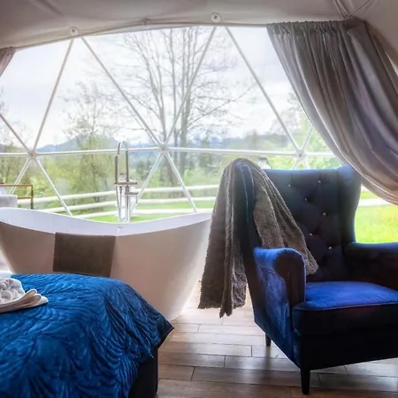 Luxury tent Mountain Glamp & Goraca Balia - Juz Od 13 Czerwca Kazdy Glamp Dostepny Z Jacuzzi Na Wylacznosc *