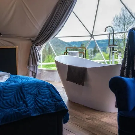 Mountain Glamp & Goraca Balia - Juz Od 13 Czerwca Kazdy Glamp Dostepny Z Jacuzzi Na Wylacznosc