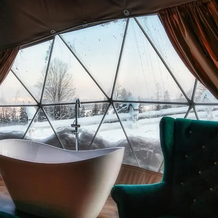 Luxury tent Mountain Glamp & Goraca Balia - Juz Od 13 Czerwca Kazdy Glamp Dostepny Z Jacuzzi Na Wylacznosc *