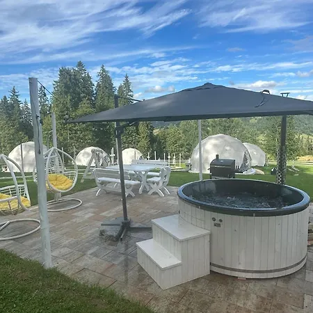 Luxury tent Mountain Glamp & Goraca Balia - Juz Od 13 Czerwca Kazdy Glamp Dostepny Z Jacuzzi Na Wylacznosc *