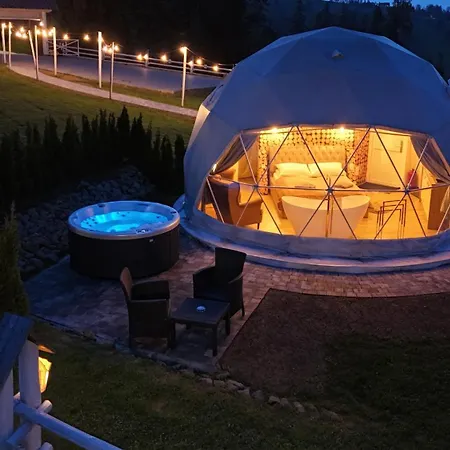 Mountain Glamp & Jacuzzi خيمة فخمة