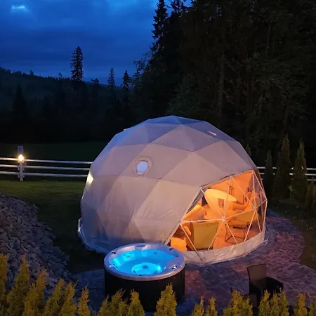 Mountain Glamp - Jacuzzi - Widok Na Gory Luxury tent *