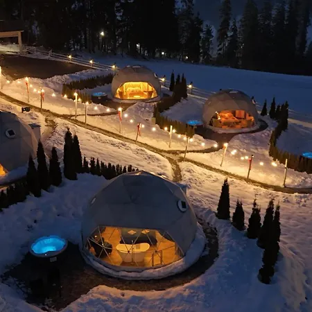 Luksusowy namiot Mountain Glamp & Jacuzzi *