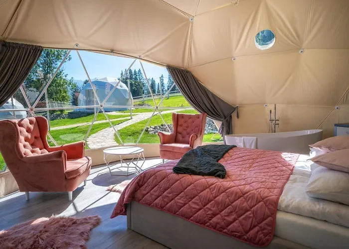 Mountain Glamp & Jacuzzi Luxury tent Zakopane
