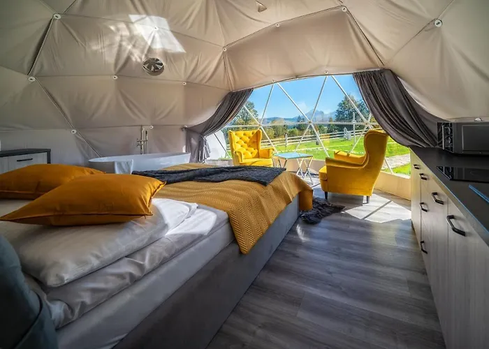 Mountain Glamp & Jacuzzi Luxury tent Zakopane