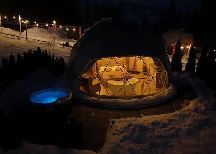 Mountain Glamp & Jacuzzi Luxury tent Zakopane